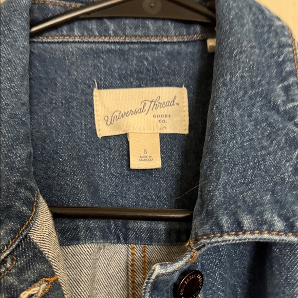 Universal Thread Blue Denim Sleeveless Dress - Picture 2 of 3